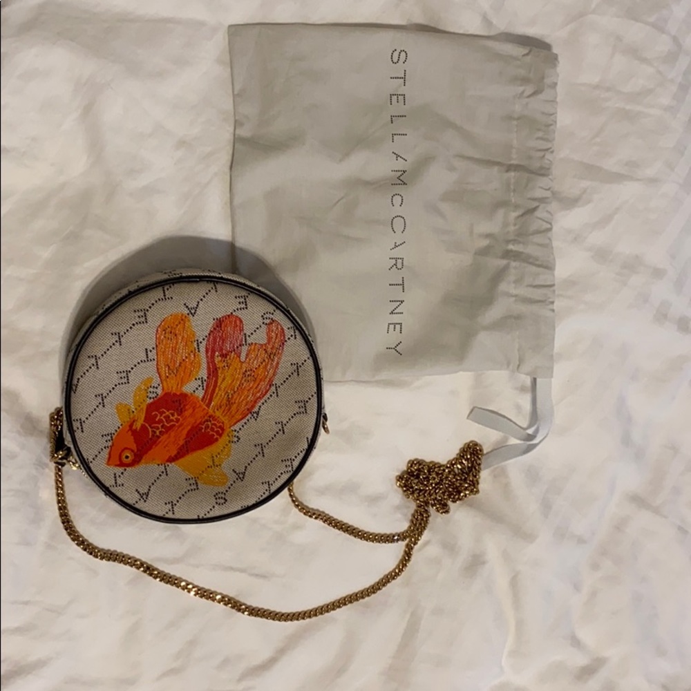 Stella McCartney Mini Goldfish Monogram Canvas Bag